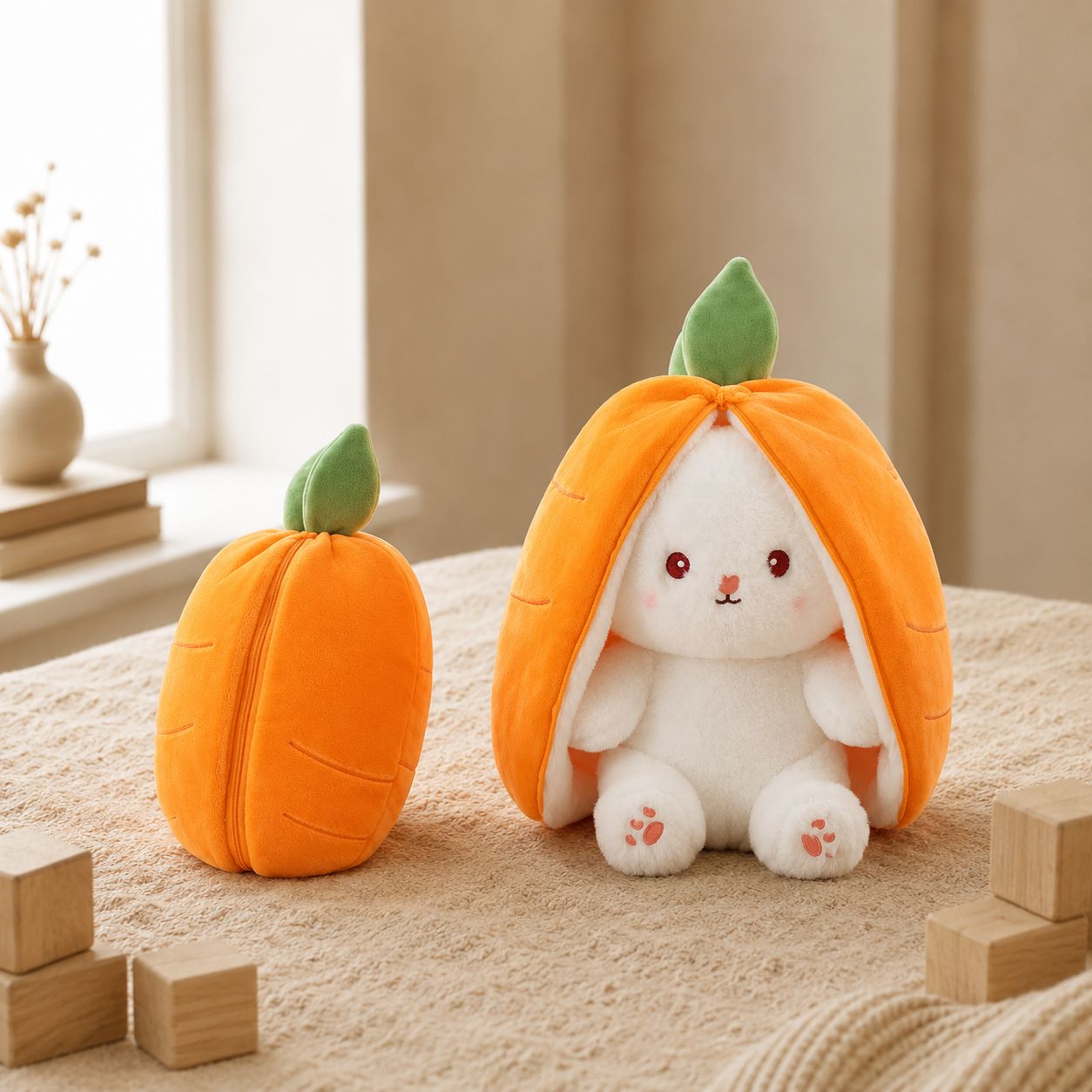 Surprise Bunny Fruit Plush